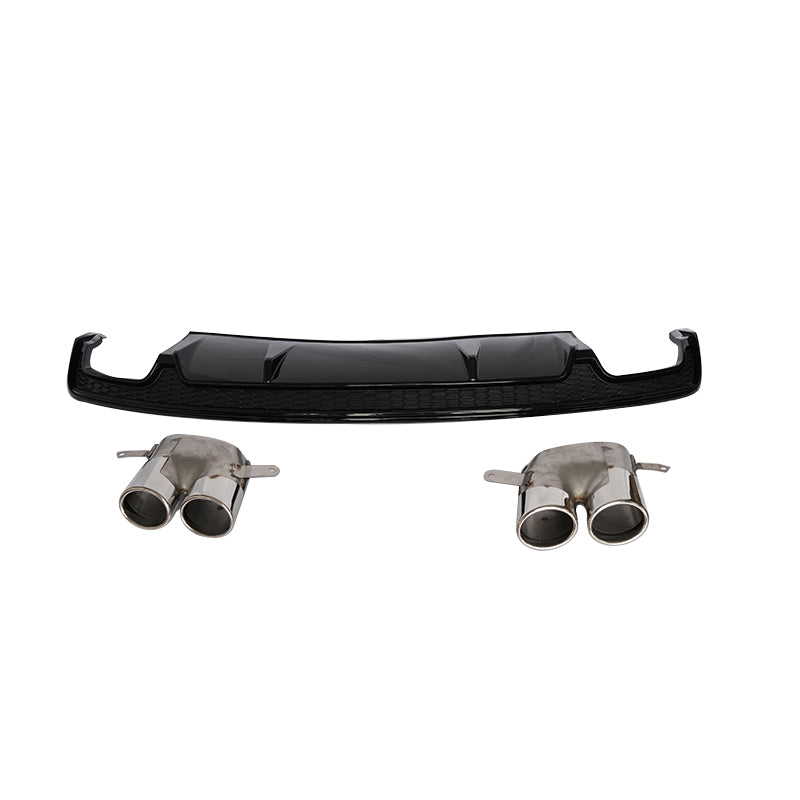 Audi A7 C7.5 rear diffuser S7 look